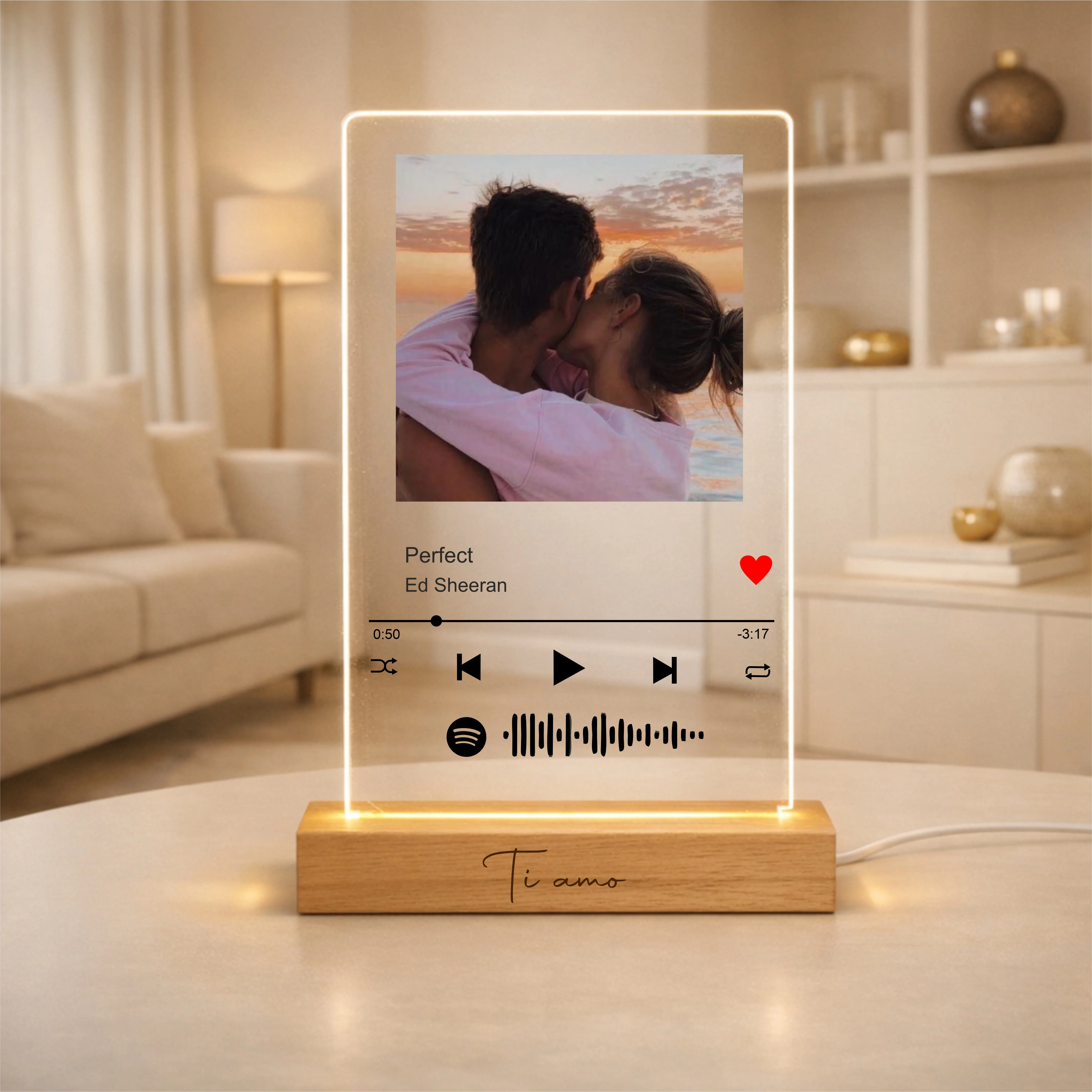 Spotify Glass LED